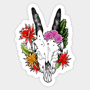 Goat Skull Sticker